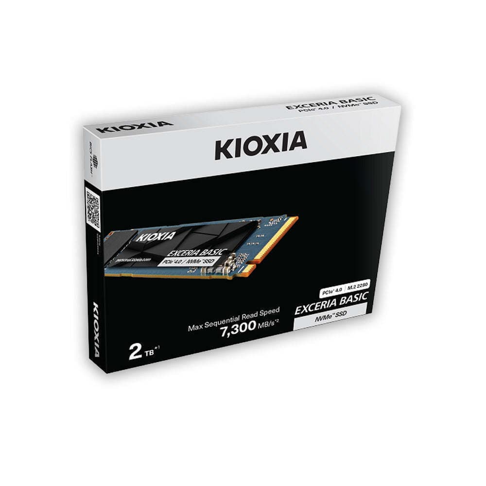 Kioxia Exceria Basic SSD 2TB τύπου M.2 με σύνδεση PCI Express 4.0 (PS5 Compatible) LSF10Z002TG8 3