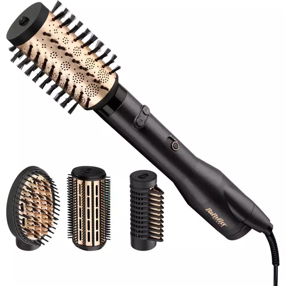 Babyliss Big Hair Luxe Κεραμική Ηλεκτρική Βούρτσα με Αέρα & Περιστρεφόμενη Κεφαλή για Ίσιωμα και Μπούκλες 650W 214550 10