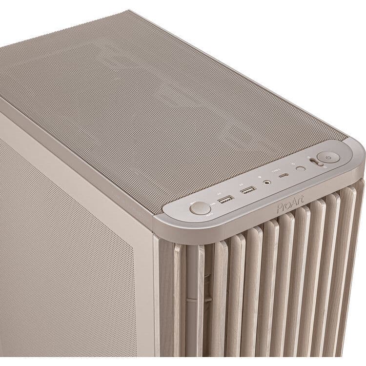 Asus ProArt PA401 Wood Edition Midi Tower Κουτί Υπολογιστή Beige 5
