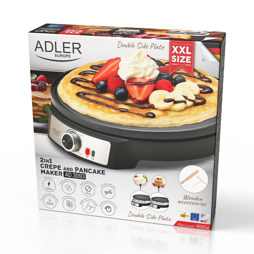 Adler Κρεπιέρα Ad 3093 1600w Black Ad 3093 10