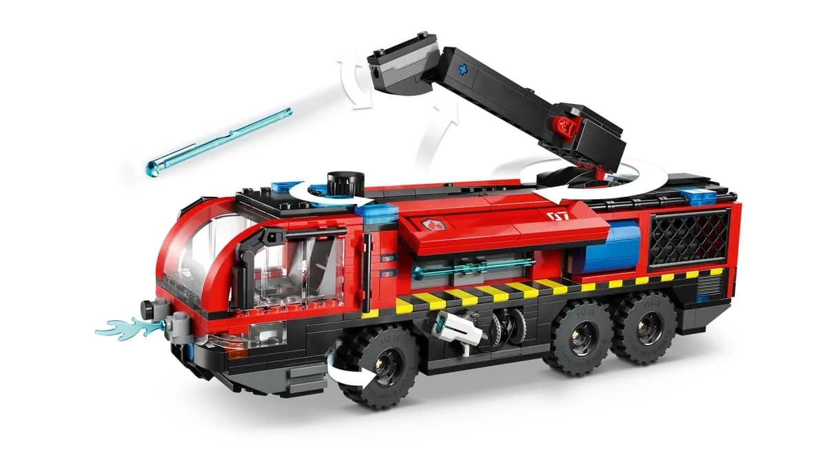 LEGO City Airport Fire Truck για 7+ Ετών 691τμχ 60499 3
