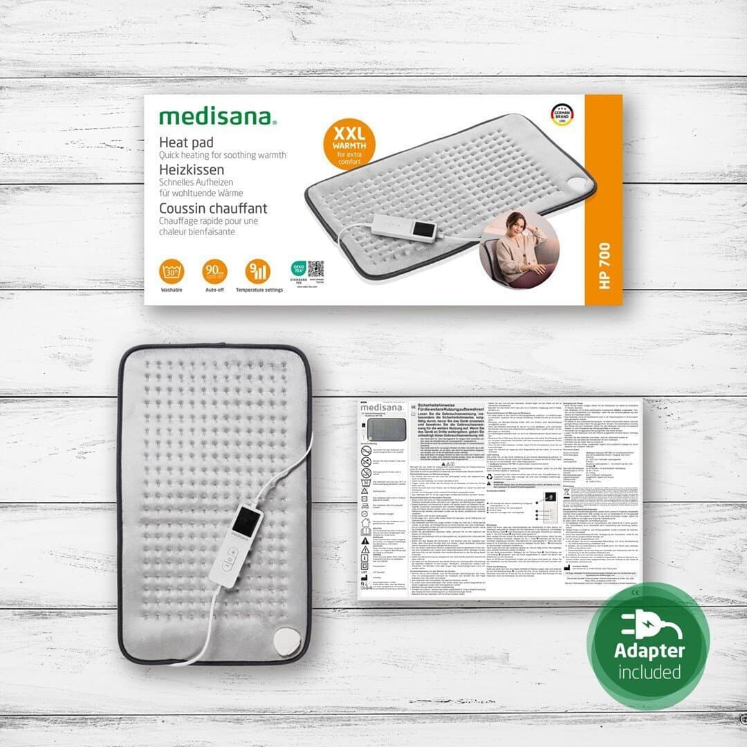 Medisana Ηλεκτρική Θερμοφόρα Μαξιλάρι Γκρι 60x60εκ. 3