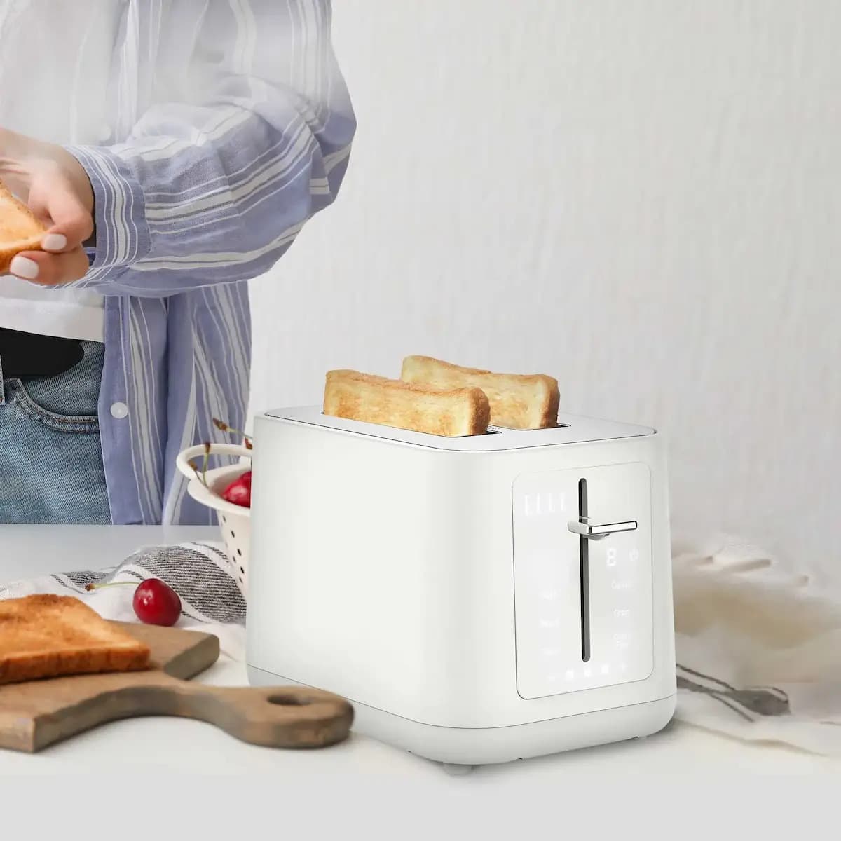 Φρυγανιέρα 2 Θέσεων 900W Λευκή 3