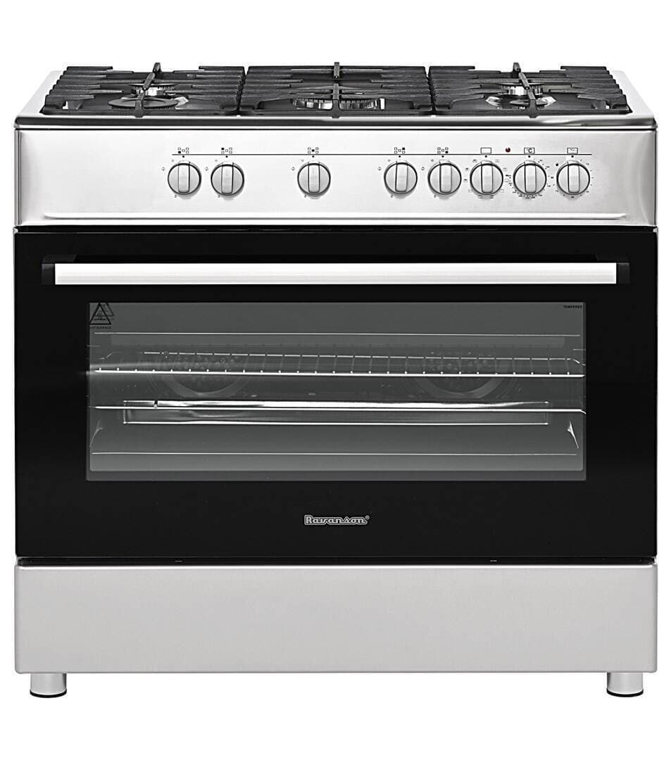 Ravanson Chef Modern Κουζίνα 110lt με Εστίες Υγραερίου Π90εκ. Inox 2