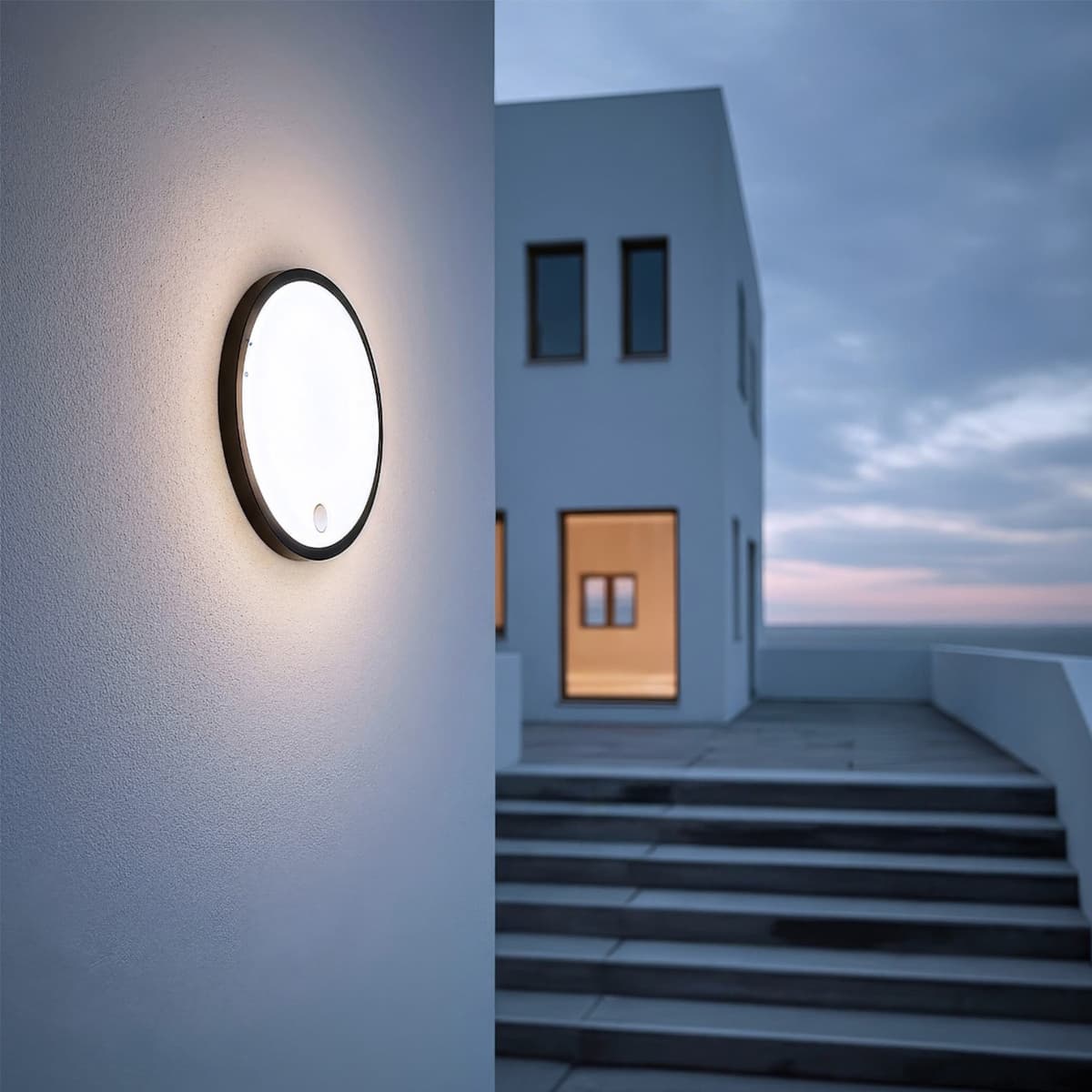 Maclean Energy Επιτοίχιο Εξωτερικό Φωτιστικό LED IP65 10W με Φυσικό Λευκό Φως MCE525 B 3