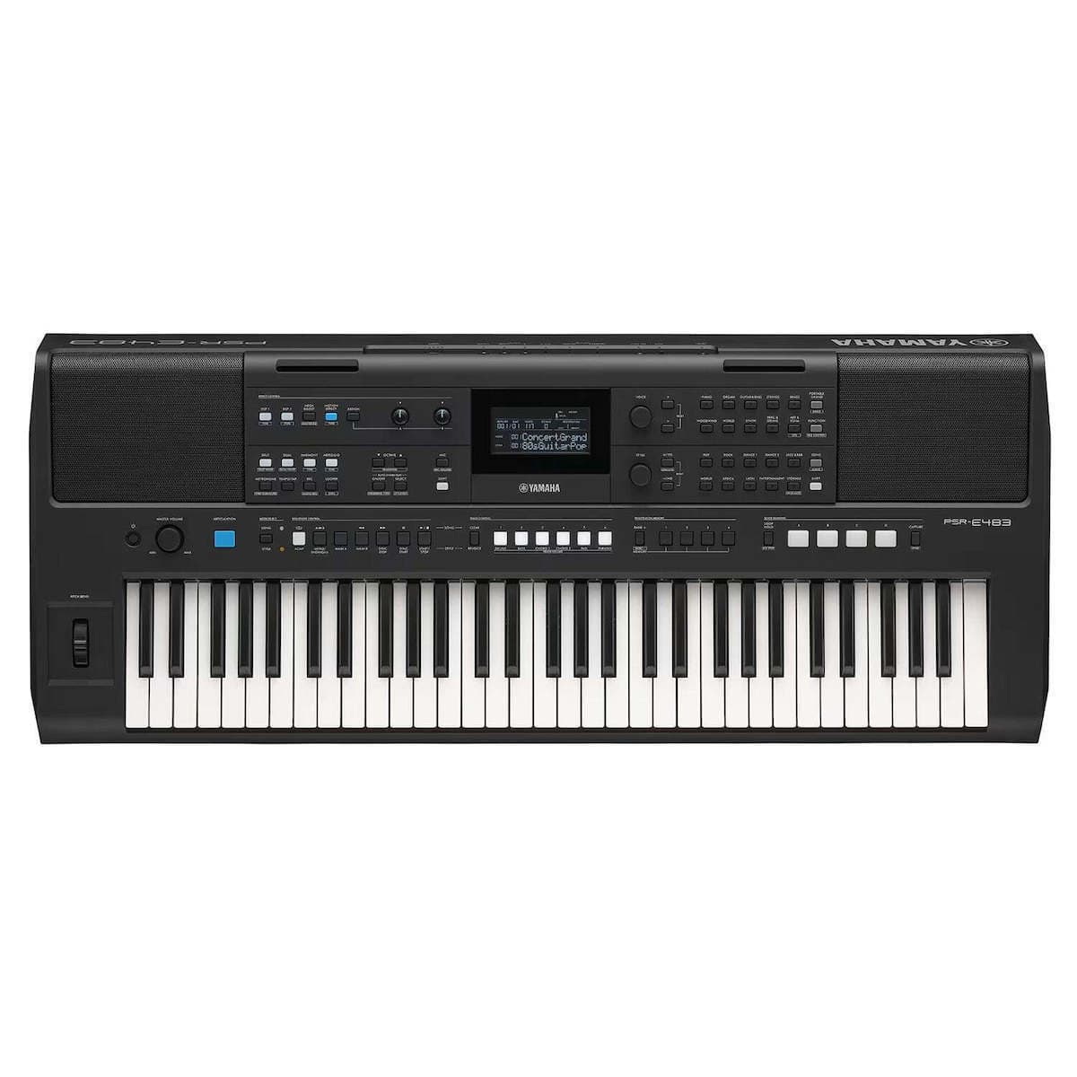 Yamaha Αρμόνιο PSR-E483 με 61 Πλήκτρα Μαύρο