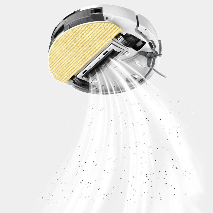 Karcher RVC 3 Comfort Extra Σκούπα Ρομπότ με Χαρτογράφηση Laser & Απορρόφηση 15000Pa Λευκή 9