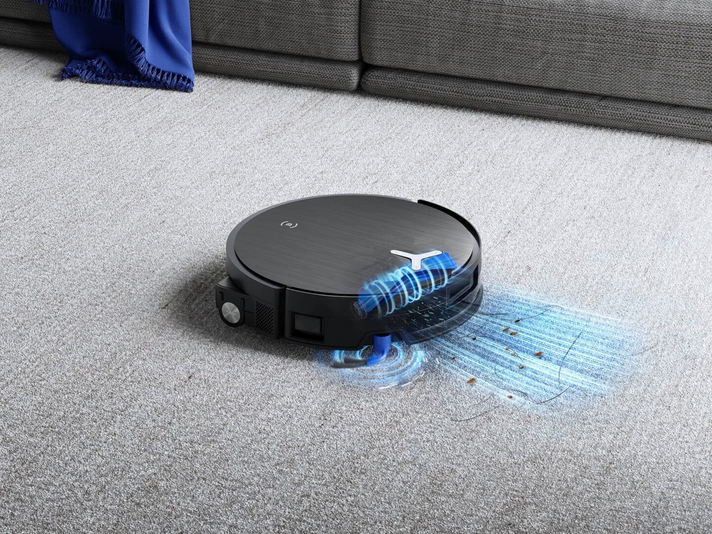 Ecovacs Deebot X11 Pro Omni Σκούπα Ρομπότ με Χαρτογράφηση Laser & Απορρόφηση 19500Pa Μαύρη 4