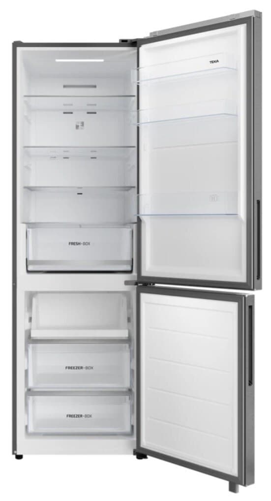 Teka Ψυγειοκαταψύκτης 401lt Total NoFrost Υ186xΠ59.5xΒ67εκ. Γκρι RBF 54650 8