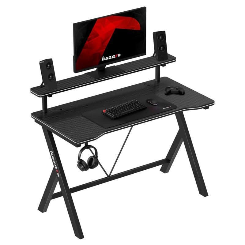 Γραφείο Gaming Hero 1.9 Ξύλινο Black 120x60εκ. HZ-HERO1.9BLACK 7