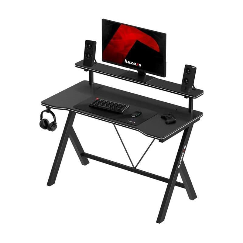 Γραφείο Gaming Hero 1.9 Ξύλινο Black 120x60εκ. HZ-HERO1.9BLACK 8