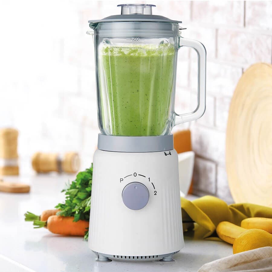 Maestro Μπλέντερ με Πλαστική Κανάτα 1.5 lt 1200W Λευκό MR-571 3