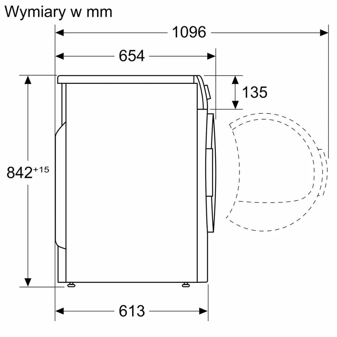 Bosch WTH83277PL Στεγνωτήριο 8kg με Αντλία Θερμότητας 12