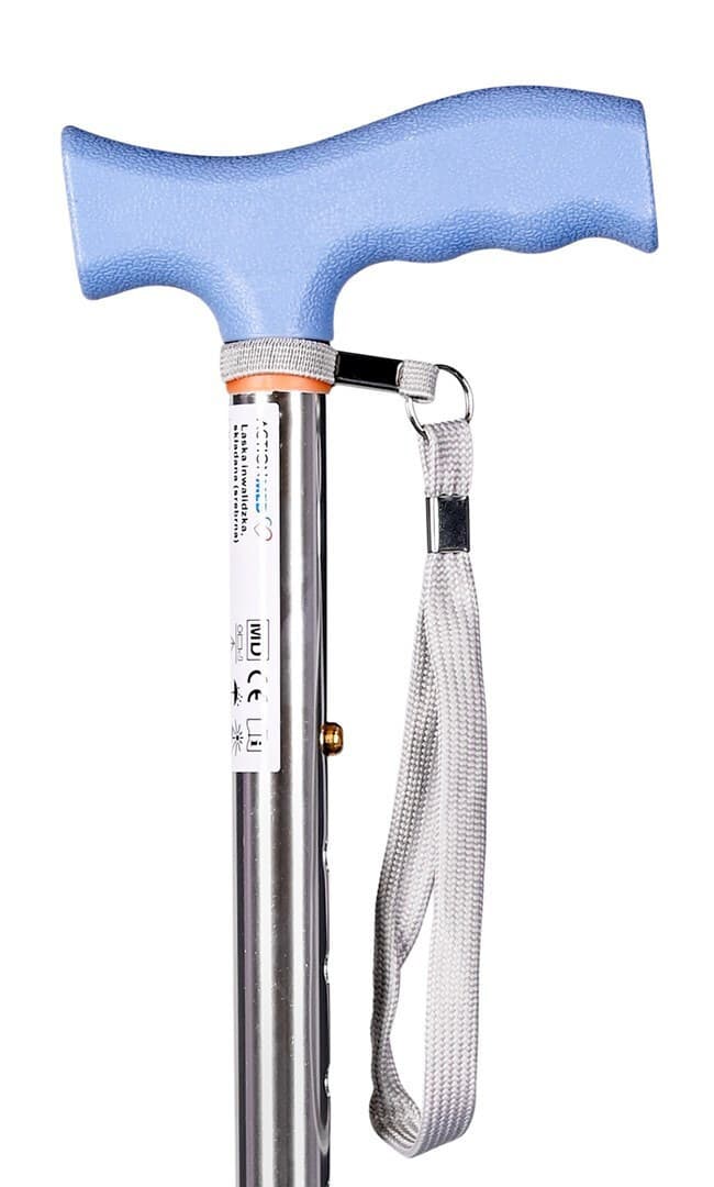 Μπαστούνι Περιπάτου Folding Walking Stick Actionmed Silver 7
