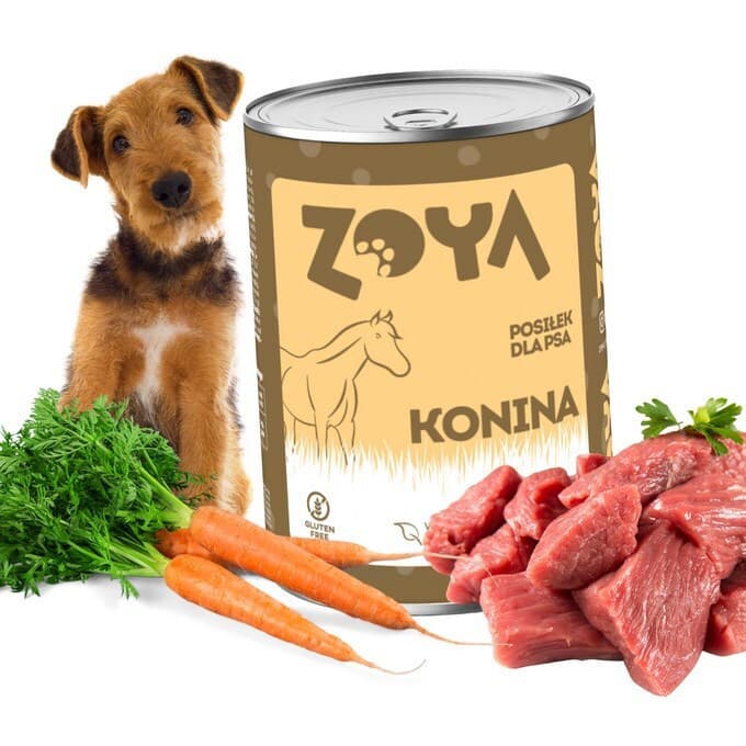 Υγρή Τροφή Σκύλων Zoya Horse 400g 2