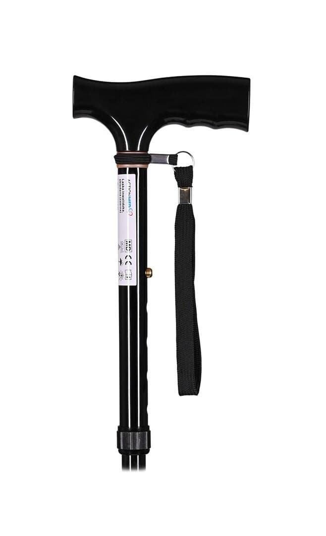 Μπαστούνι Περιπάτου Folding Walking Stick Actionmed Black 3