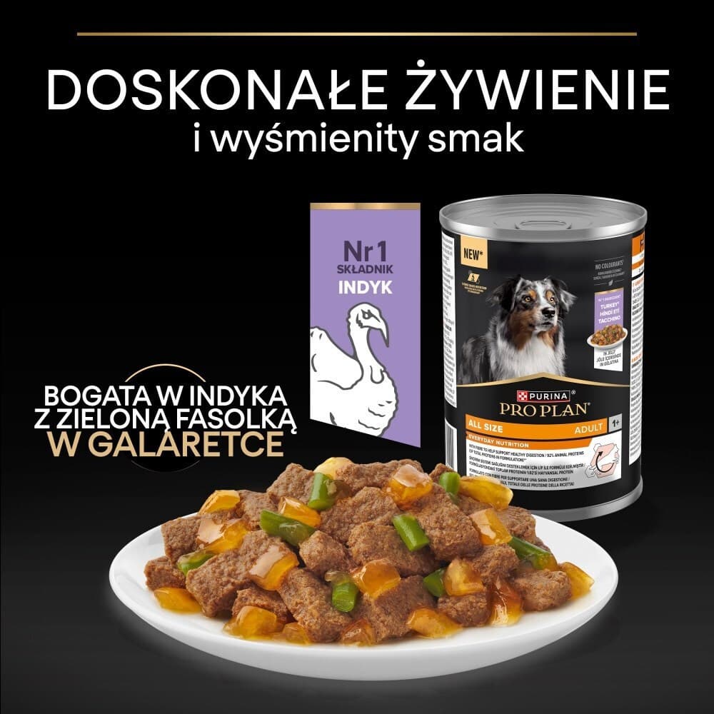 Purina Υγρή Τροφή Σκύλων με Γαλοπούλα χωρίς Σιτηρά 400gr 4