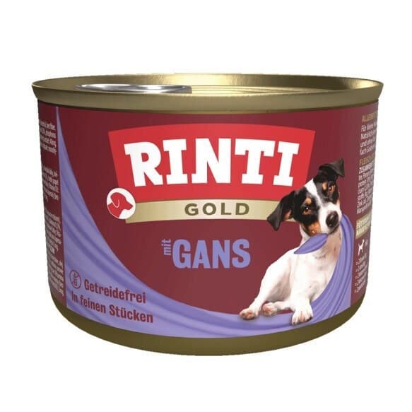 Rinti Gold Υγρή Τροφή Σκύλων σε Κονσέρβα με Κρέας, Συκώτι και Πατσά χωρίς Σιτηρά 185gr 91002 2