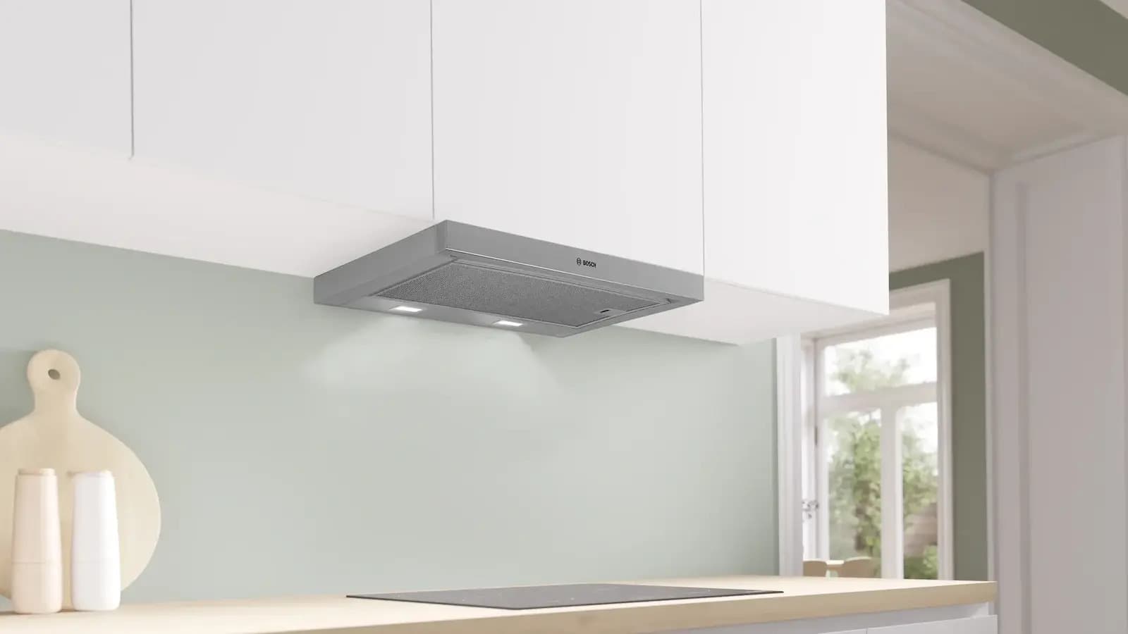 Bosch Συρόμενος Απορροφητήρας 60cm Inox με Wi-Fi DFM064W55