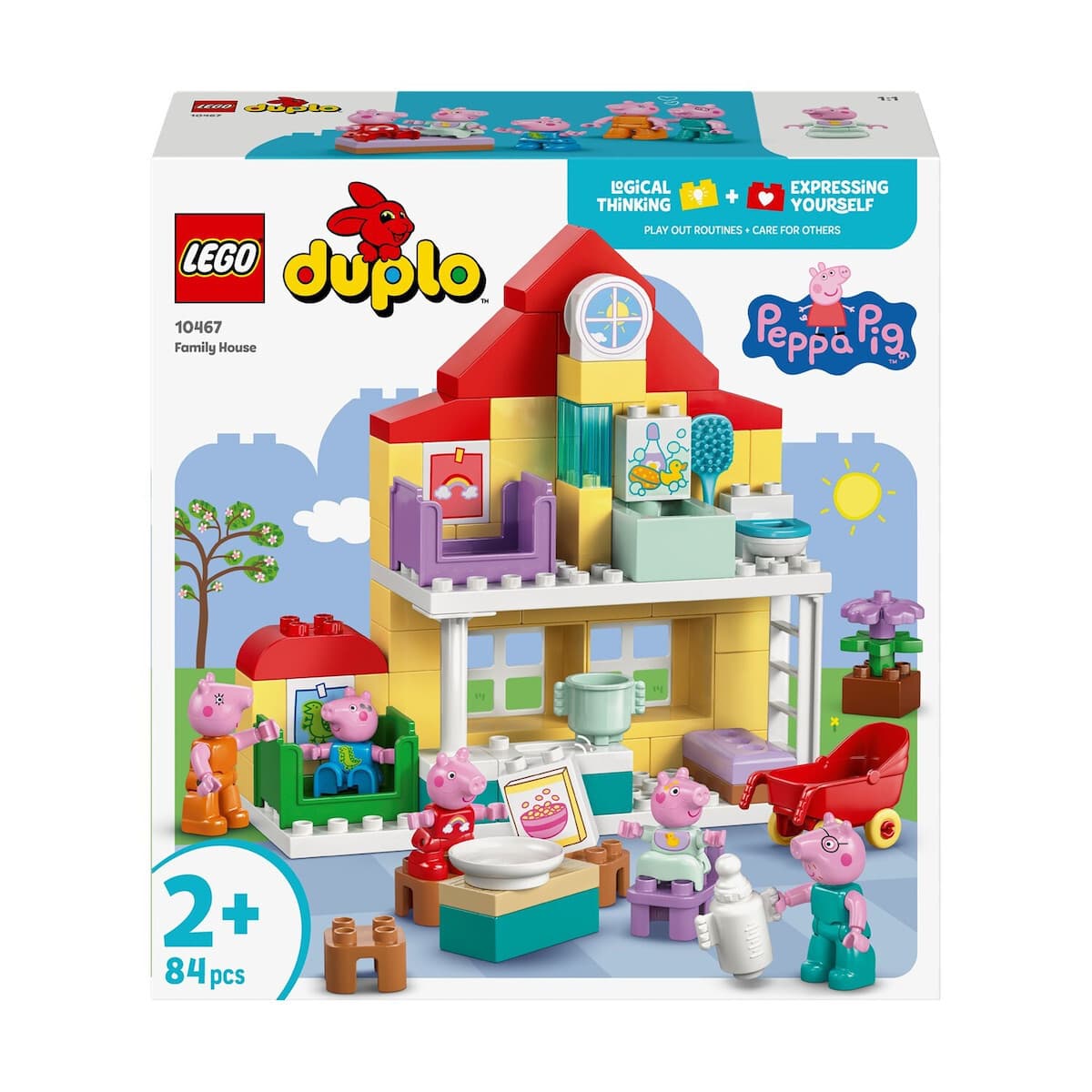 LEGO Duplo Peppa Pig - Family House για 2+ Ετών 84τμχ 10467 10