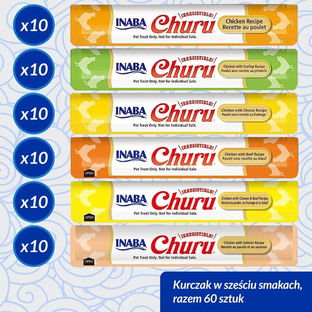 Inaba Churu Variety Box Chicken Cat Treats 60 X 14g 5
