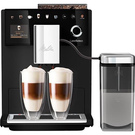 Melitta Latteselect Αυτόματη Μηχανή Espresso 1400W Πίεσης 15bar με Μύλο Άλεσης Μαύρη F63/0-212 4