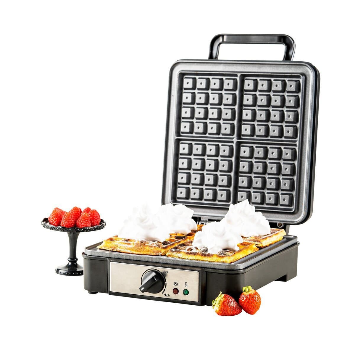 Adler AD 3049 Βαφλιέρα για Τετράγωνες Βάφλες 4 Θέσεων 1200W 11