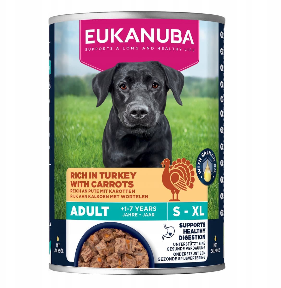 Eukanuba Υγρή Τροφή Σκύλων σε Κονσέρβα με Γαλοπούλα και Καρότο 400gr 2