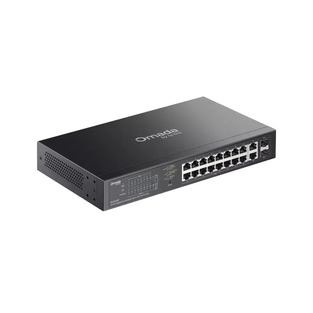 TP-LINK Omada ES220GP Managed PoE+ Switch με 18 Θύρες Gigabit (1Gbps) Ethernet και 2 SFP Θύρες 7