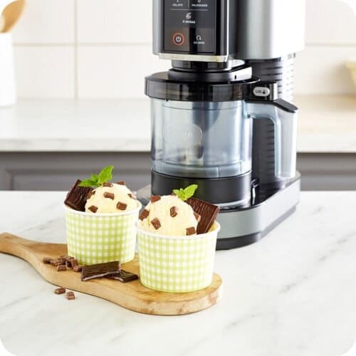 Ninja CREAMi Ice Cream & Frozen Dessert Maker Παγωτομηχανή 2x473ml Black / Silver 12