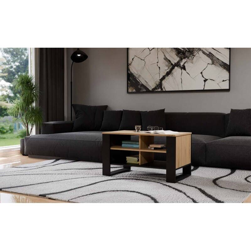 Modern Table 4p Artisan Oak Black 7