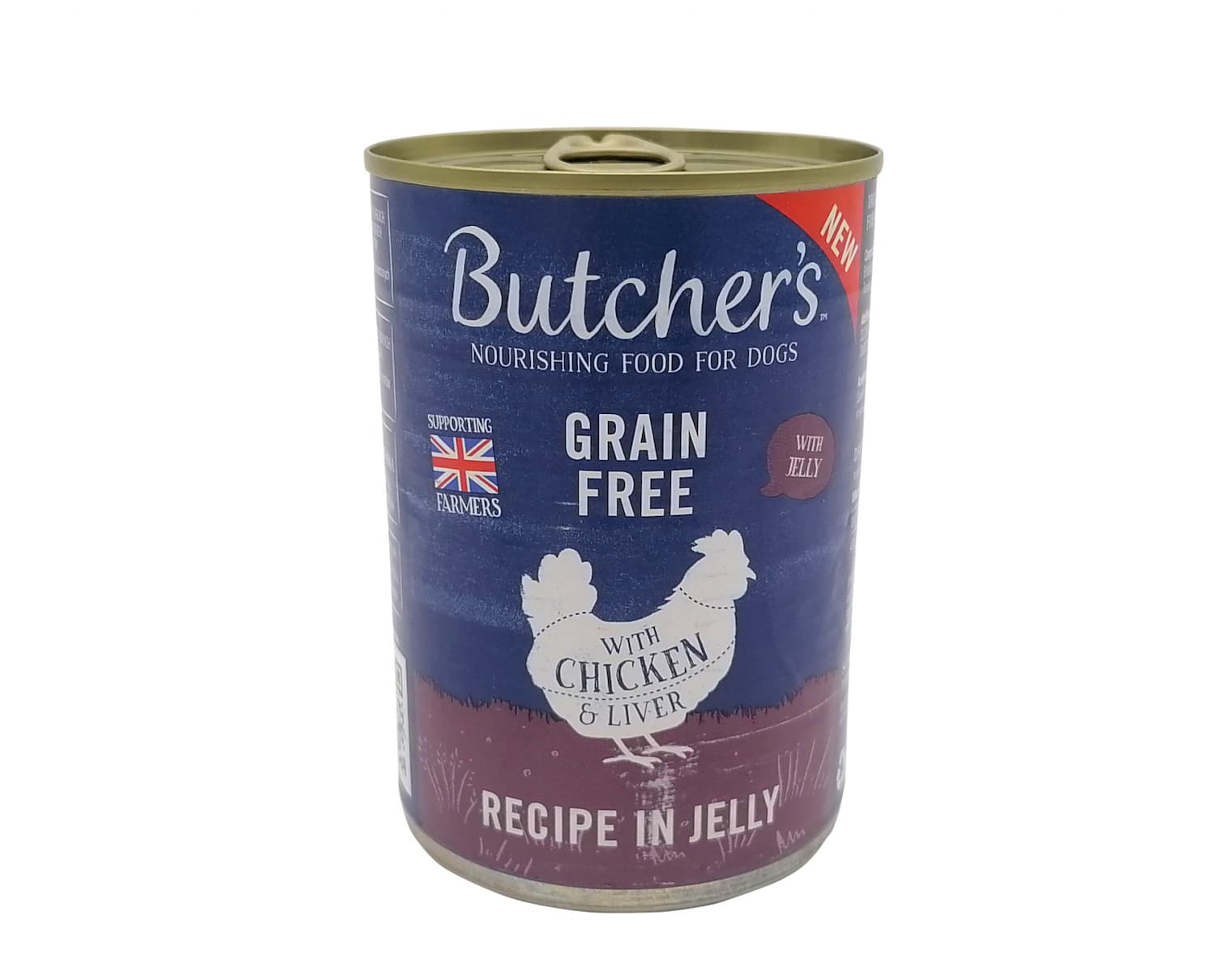 Butcher's Pet Care Original Recipe Υγρή Τροφή Σκύλων σε Κονσέρβα με Κοτόπουλο και Συκώτι χωρίς Γλουτένη 400gr DLZBHRKMP0060 2