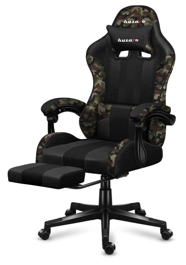 Huzaro Force 4.7 Καρέκλα Gaming Δερματίνης με Υποπόδιο Camo 7