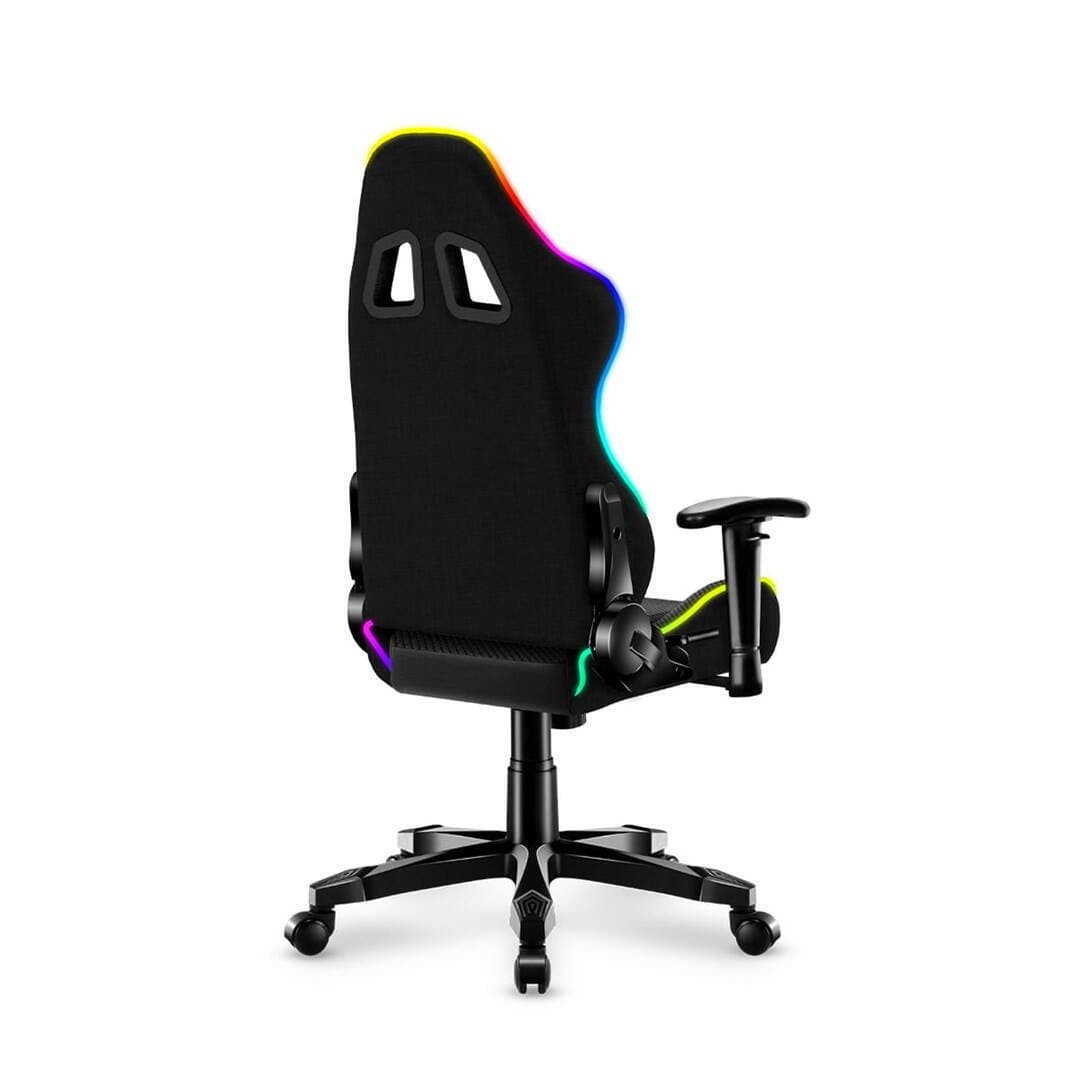 Huzaro Ranger 6.0 Child RGB Mesh Καρέκλα Gaming Δερματίνης με Ρυθμιζόμενα Μπράτσα και RGB Φωτισμό Μαύρη 6