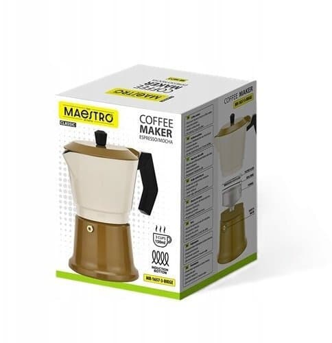 Maestro Μπρίκι Espresso Ασημί MR-1657-3-BEIGE 2