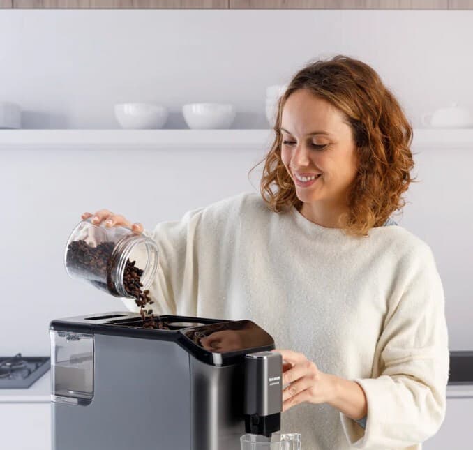 Taurus Accento Latte Αυτόματη Μηχανή Espresso Πίεσης 20bar με Μύλο Άλεσης Λευκή 920635000 9