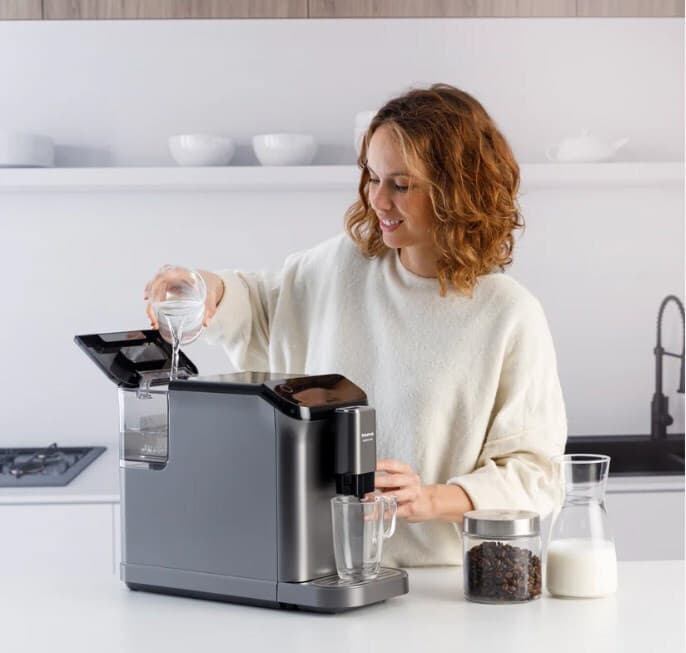 Taurus Accento Latte Αυτόματη Μηχανή Espresso Πίεσης 20bar με Μύλο Άλεσης Λευκή 920635000 12