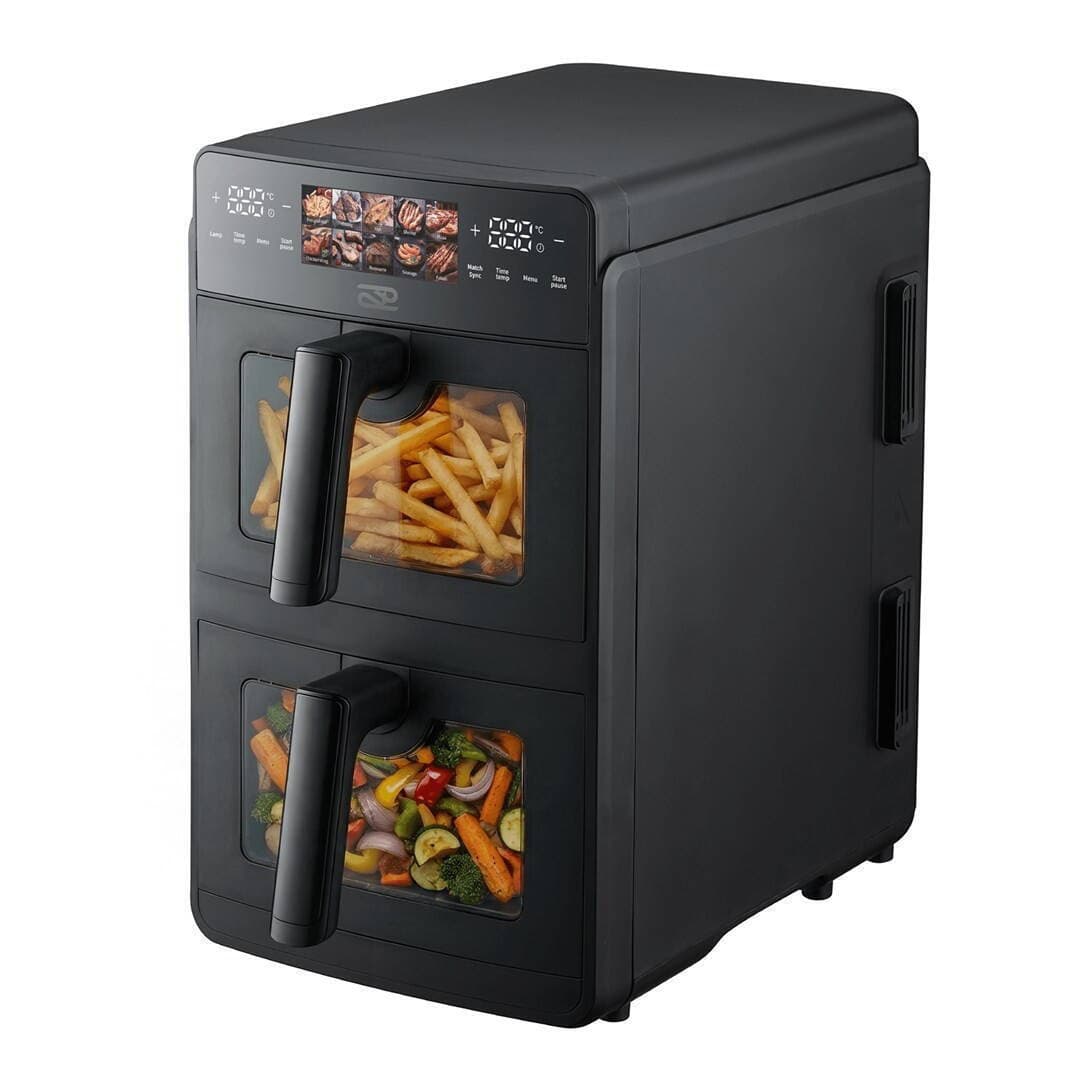 Promis Air Fryer με Διπλό Αποσπώμενο Κάδο 10lt Μαύρο FRP1560 8
