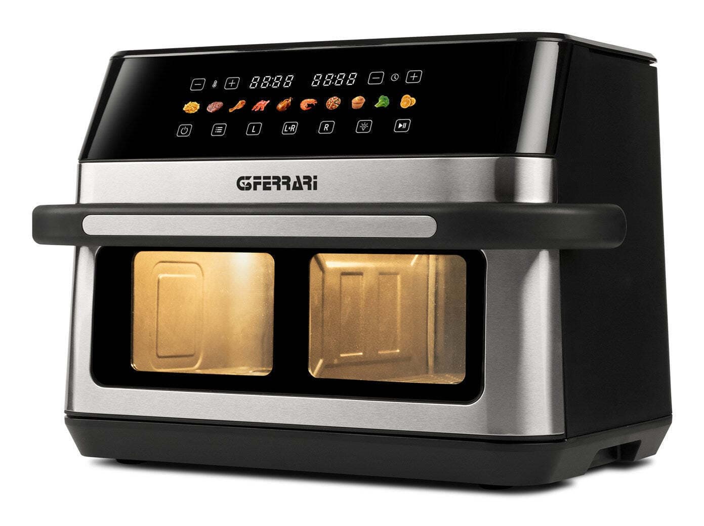 G3Ferrari Friggisano Air Fryer με Διπλό Αποσπώμενο Κάδο 12lt Μαύρο 4