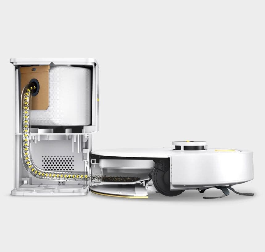 Karcher RVC 3 Comfort Σκούπα Ρομπότ με Χαρτογράφηση Laser & Απορρόφηση 15000Pa Λευκή 8