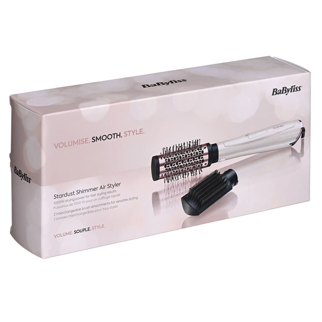Babyliss Κεραμική Ηλεκτρική Βούρτσα με Αέρα & Περιστρεφόμενη Κεφαλή για Ίσιωμα και Μπούκλες 1000W AS914PE 7