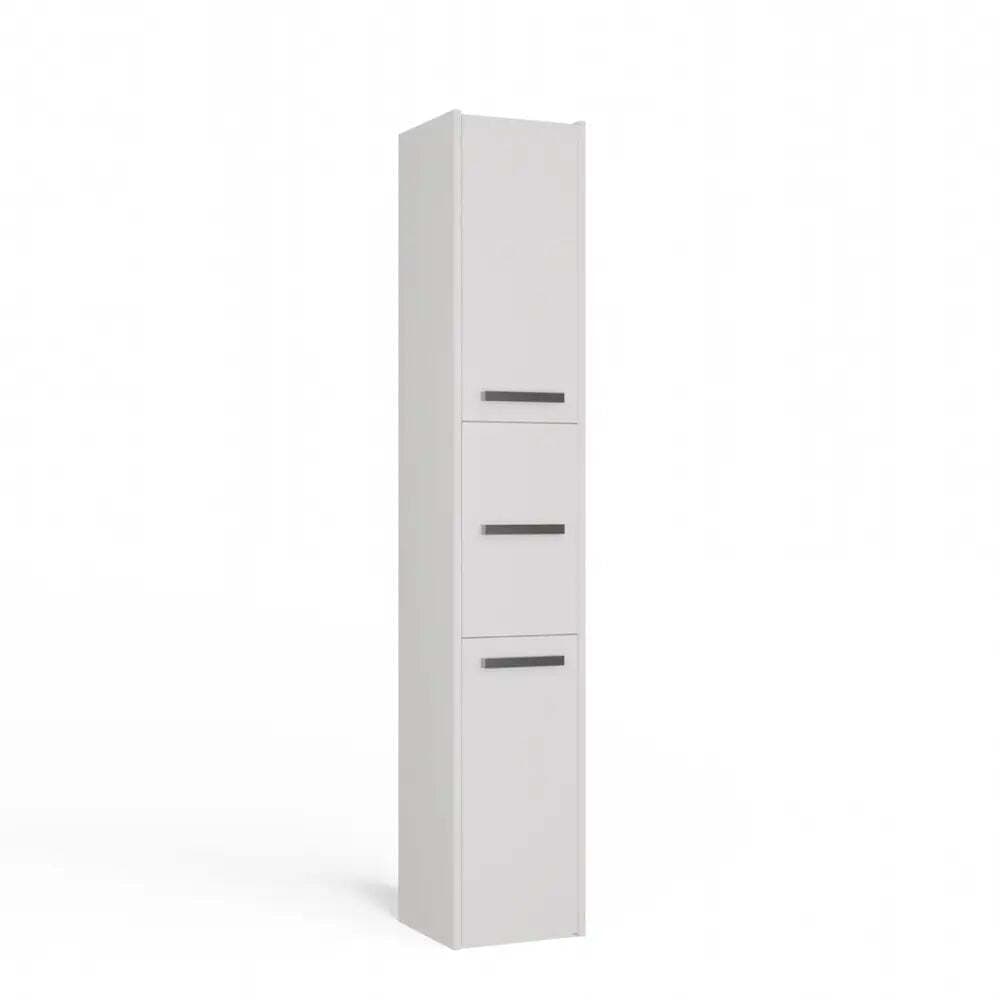 Topeshop S33 Στήλη Μπάνιου Δαπέδου Μ30xΒ30xΥ170cm Λευκή 5