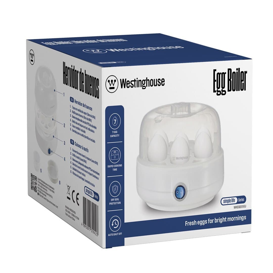 Westinghouse Βραστήρας Αυγών 16 Θέσεων 150W Λευκός 5