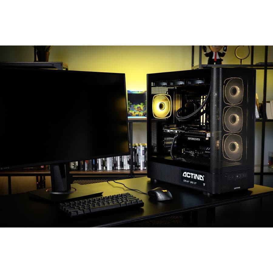 Actina Gaming Desktop PC (Ryzen 9-9900X3D/32GB DDR4/2.0TB SSD/No OS) 12