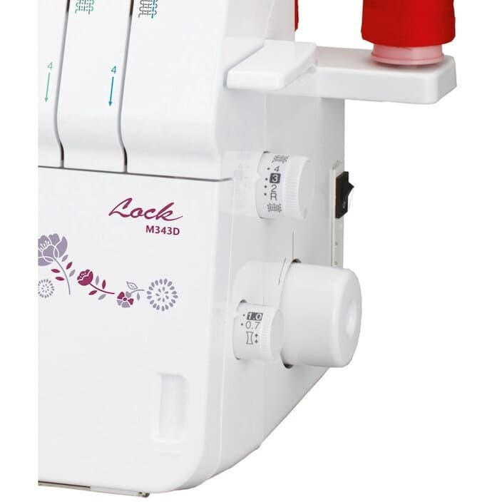 Brother Οικιακή Ραπτομηχανή Overlock M343d Λευκή M343D 8