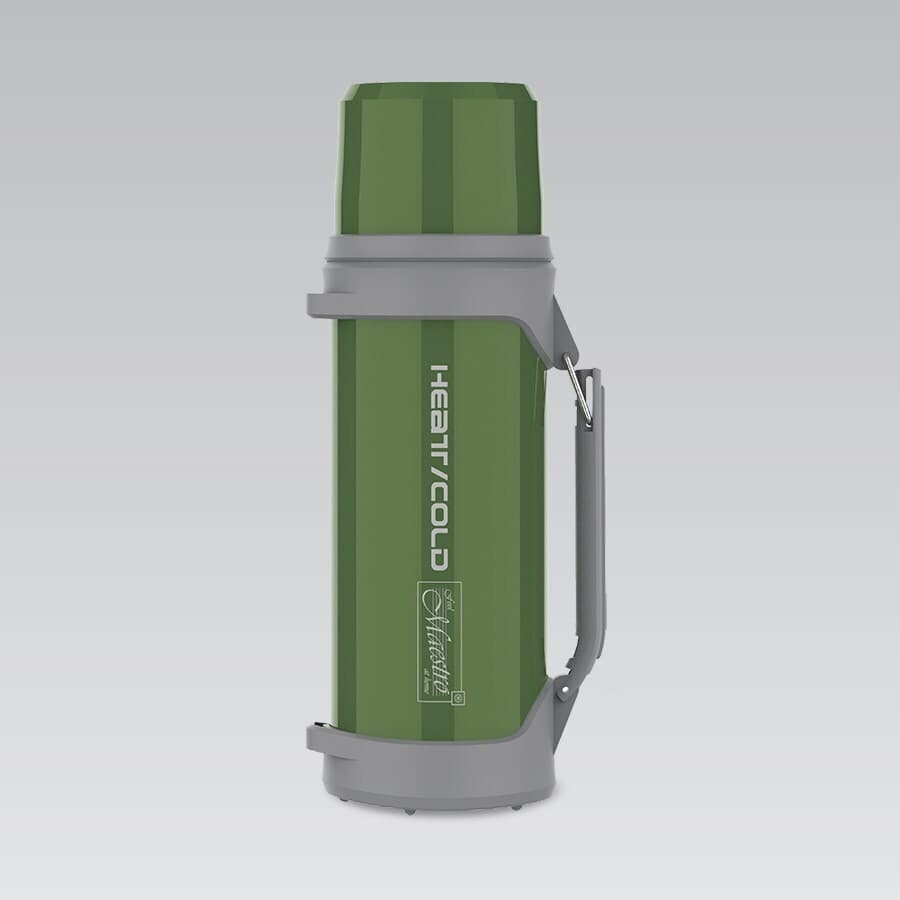 Maestro Μπουκάλι Θερμός Ανοξείδωτο / Πλαστικό 1.5lt Green με Λαβή MR-1631-150-GREEN 4