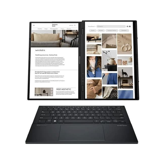 Asus ZenBook Duo UX8406CA-QL121W 14" OLED 120Hz (Ultra 7-255H/32GB/1.0TB SSD/W11 Home) (US Keyboard) 4