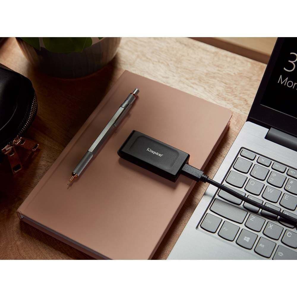 Kingston XS1000 USB-C 3.2 / Wi-Fi Εξωτερικός SSD 1TB 1.8" Μαύρο 6