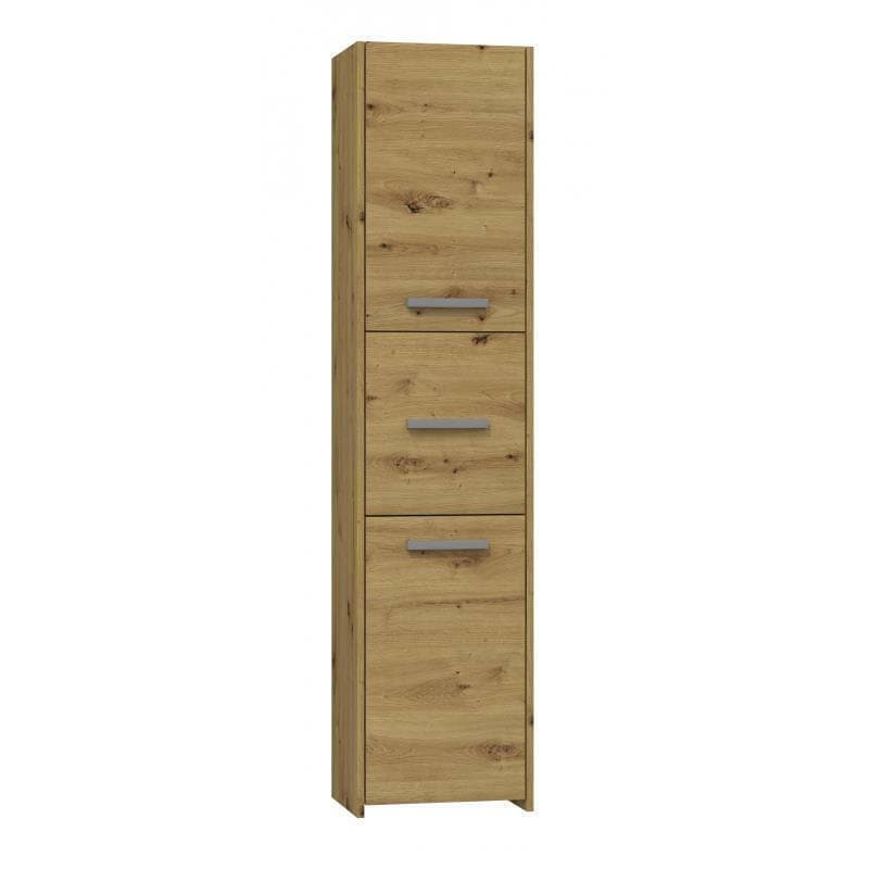 Topeshop S43 Artisan Στήλη Μπάνιου Δαπέδου Μ40xΒ30xΥ170cm Καφέ 2