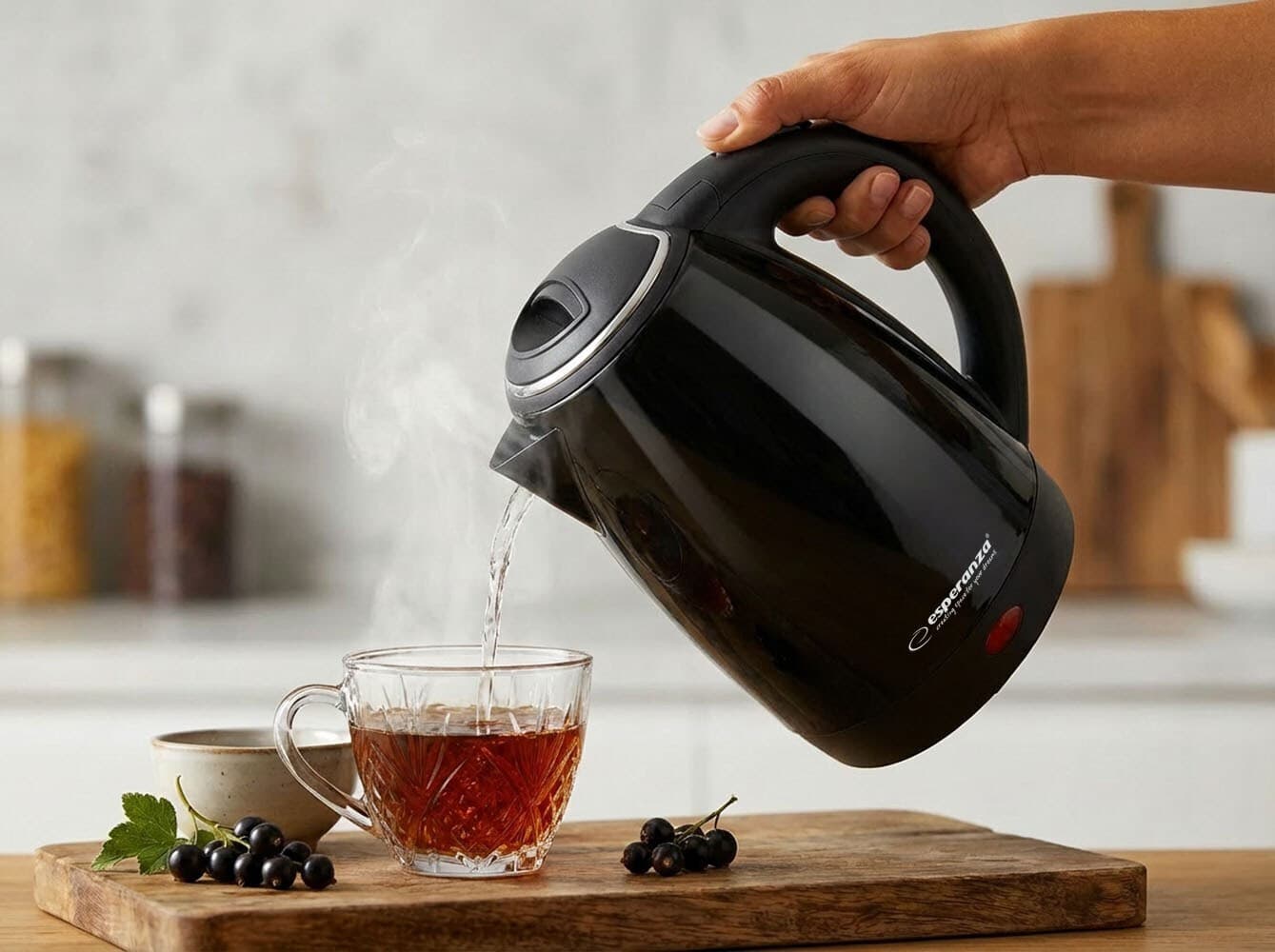 Esperanza Βραστήρας 1.8lt 1800W Μαύρος EKK113K 8